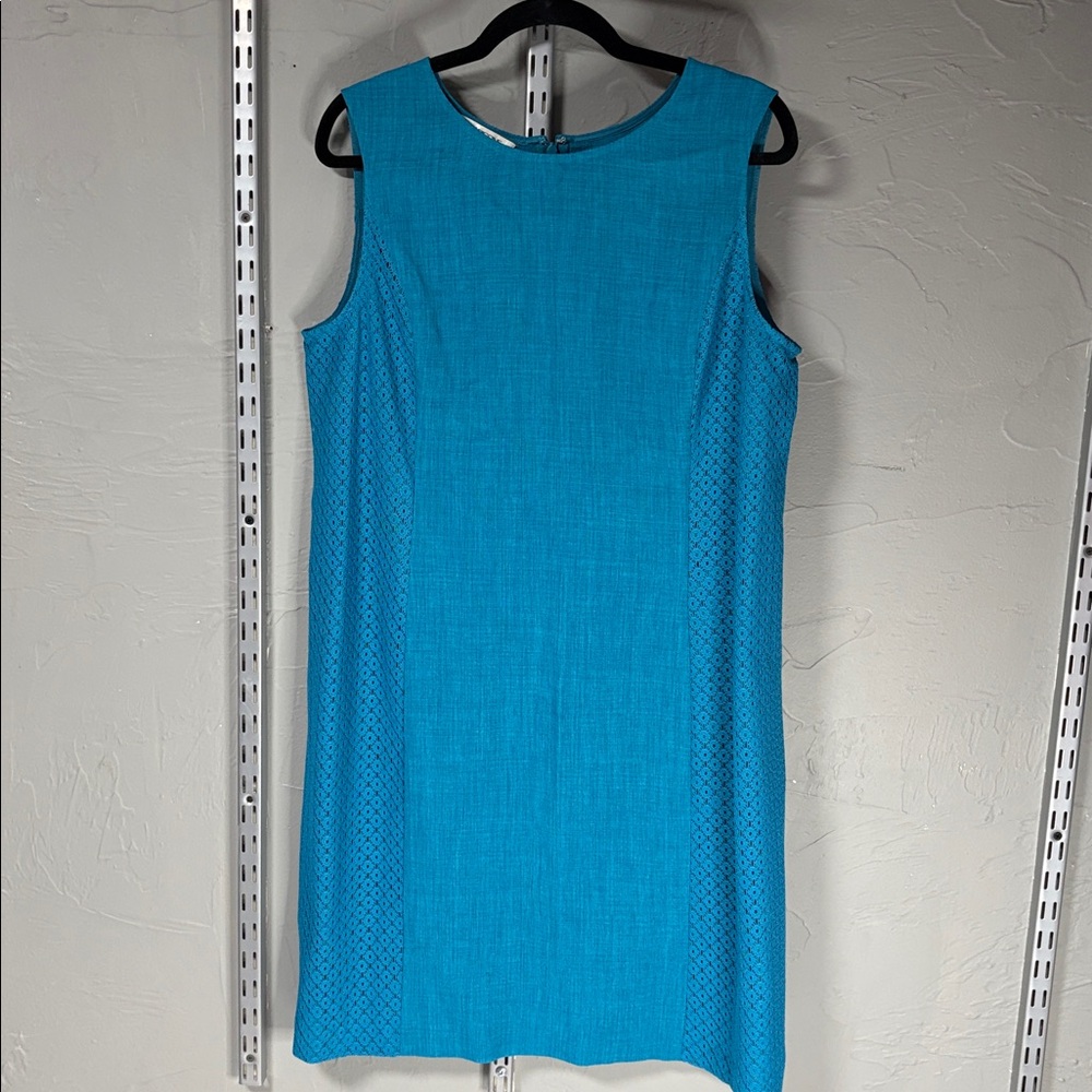 Evan-Picone-size 14 Turquoise Dress